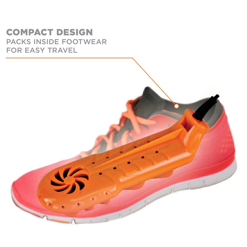 DryGuy Travel Dry DX Boot Dryer and Shoe Dryer, Orange & Black - Image 4